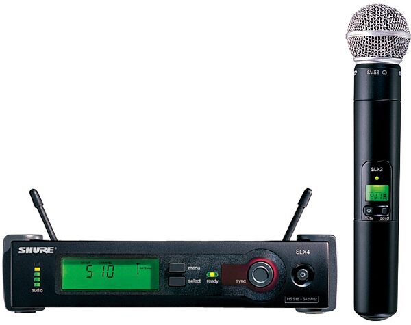 Shure SLX24/SM58 UHF Handheld Wireless Microphone, Main