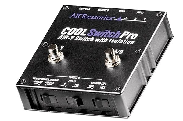 ART CoolSwitch Pro A/B-Y Footswitch Pedal with Isolation, New, Angle