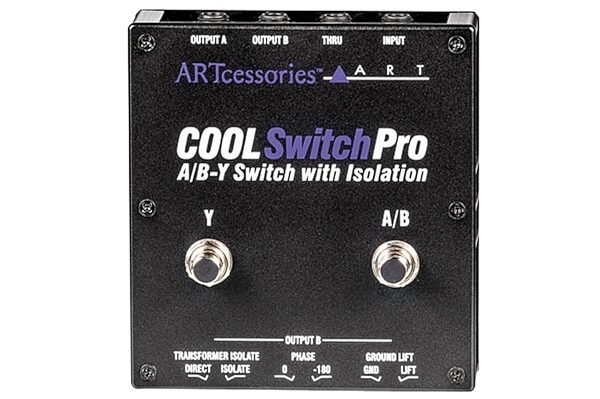 ART CoolSwitch Pro A/B-Y Footswitch Pedal with Isolation, New, Main