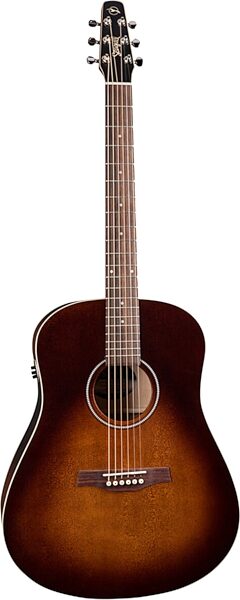 Seagull S6 Original Presys II Acoustic-Electric Guitar, Action Position Back