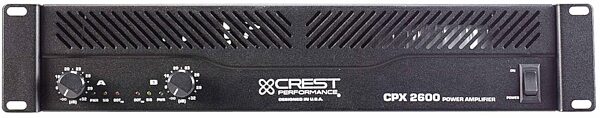 Crest Audio CPX2600 Stereo Power Amplifier (750 Watts), Main