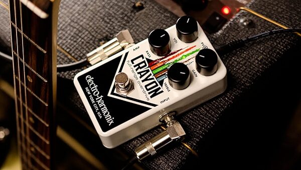 Electro-Harmonix Crayon Full-Range Overdrive Pedal, 69, In Use
