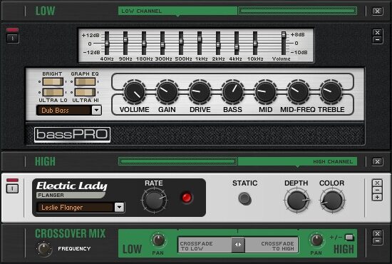 Native Instruments Guitar Rig Software Edition (Macintosh and Windows), Crossover Mix