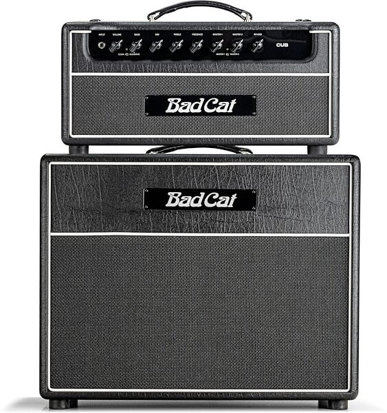 Bad Cat Cub Guitar Speaker Cabinet (60 Watts, 1x12"), New, Main with head Front