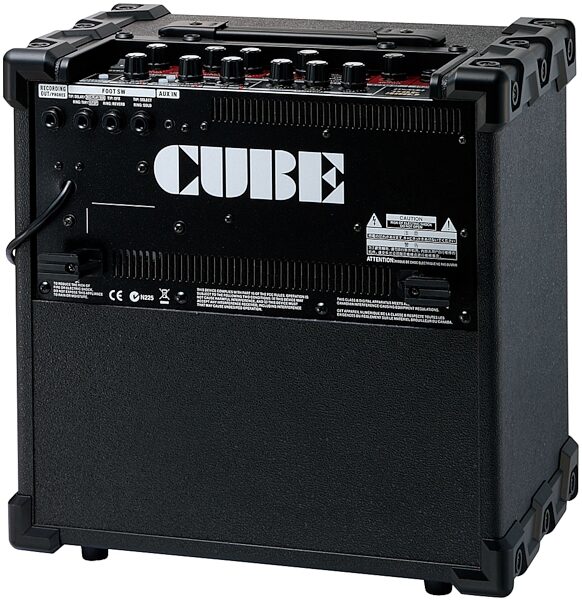 Roland Cube-40XL Guitar Combo Amplifier (40 Watts, 1x10"), Angle - Back