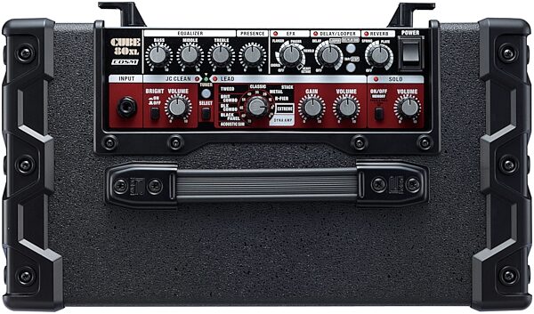 Roland Cube-80XL Guitar Combo Amplifier (80 Watts, 1x12"), Top