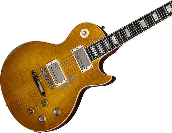 Gibson Custom Kirk Hammett "Greeny" 1959 Les Paul Standard Electric Guitar (with Case), Action Position Back
