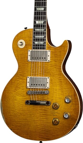 Gibson Custom Kirk Hammett "Greeny" 1959 Les Paul Standard Electric Guitar (with Case), Action Position Back