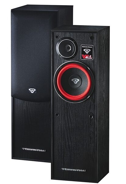 Cerwin-Vega VE-8 2-Way Home Audio Floor Tower Speaker (150 Watts), Main