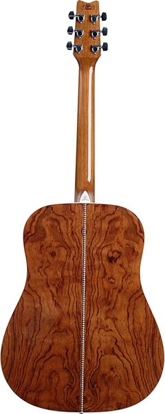 Washburn D10S Rarewood Acoustic Guitar (with Gig Bag), Quilted Bubinga