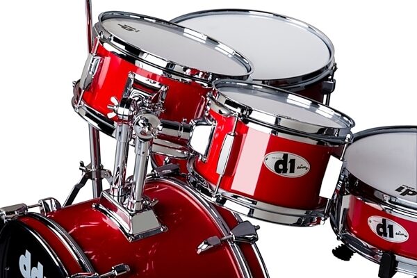 ddrum D1 Junior Drum Set with Cymbals, 5-Piece, ve