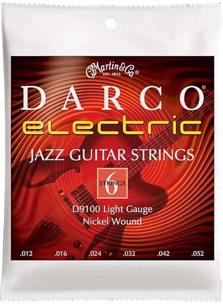 Martin Darco Electric Jazz Guitar Strings, Light