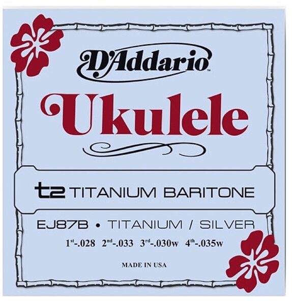 D'Addario Titanium Ukulele Strings, EJ87B