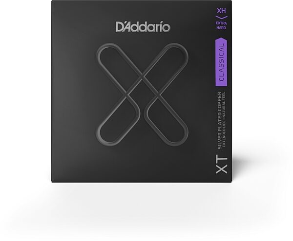 D'Addario XTC XT Classical Guitar Strings, Extra Hard Tension, Action Position Back