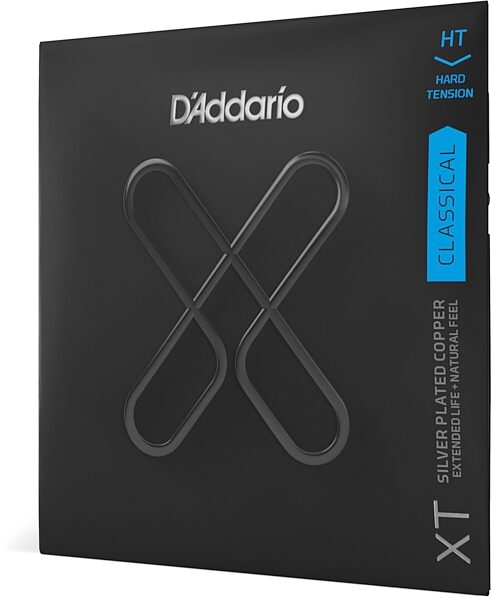 D'Addario XTC XT Classical Guitar Strings, Hard Tension, Action Position Back