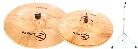 Zildjian Planet Z Z3 Pro Drum Cymbal Package, Cymbal Stand Pack