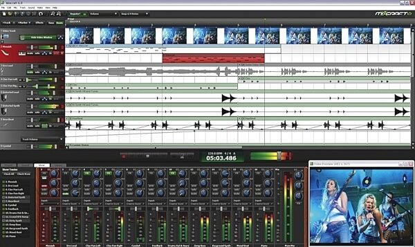 Acoustica Mixcraft 6 Recording Software, Screenshot
