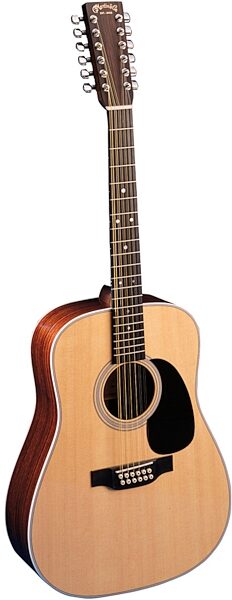 Martin D12-28 Dreadnought Acoustic Guitar, 12-String (with Case), Main