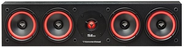 Cerwin-Vega SL-45C Quad 2-Way Center Field Home Audio Speaker (Passive, Unpowered), Front