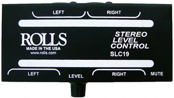 Rolls SLC19 Stereo Audio Level Control Mixer, Main