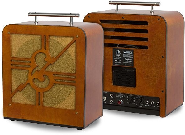 Epiphone Limited Edition Electar Century Guitar Combo Amplifier (18 Watts, 1x12"), Front and Back
