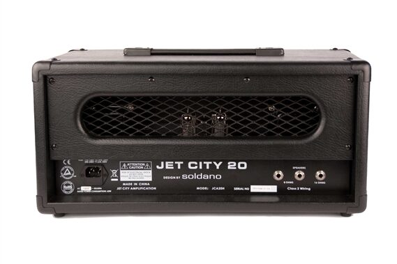 Jet City JCA20H Guitar Amplifier Head Design by Soldano (20 Watts), Rear