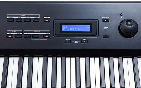 Kurzweil SP58 Digital Stage Piano, 88-Key, LCD Closeup