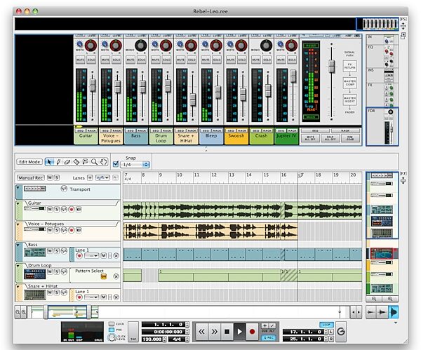 Propellerhead Reason Essentials 1.5 Music Software, Screenshot