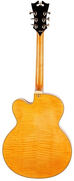D'Angelico Excel EXL-1 Archtop Hollowbody Electric Guitar (with Case), Natural - Back