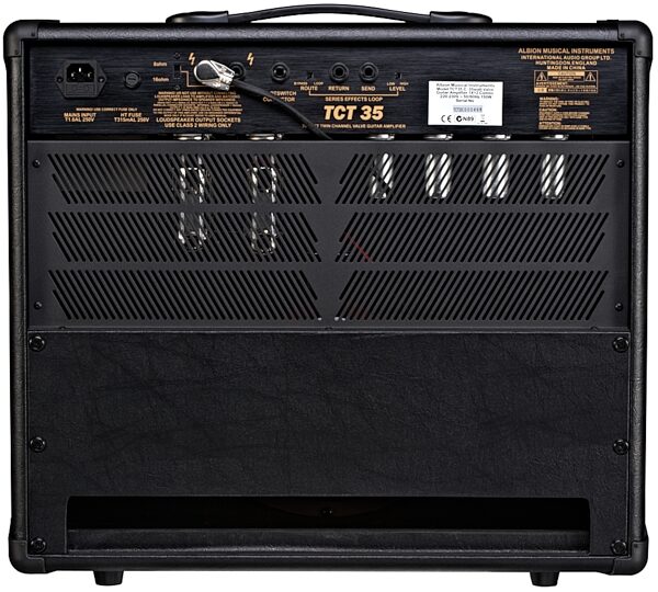 Albion TCT35C Guitar Combo Amplifier (35 Watts), Back