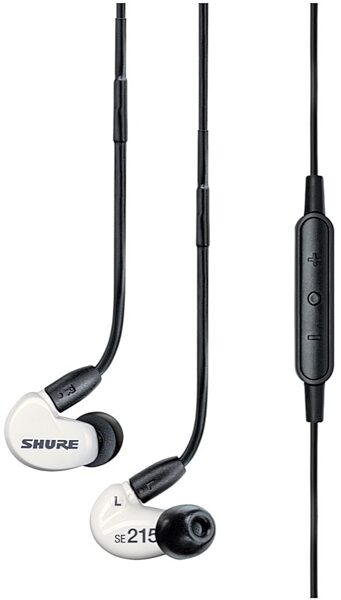 Shure SE215m+SPE Sound Isolating Earphones with Remote + Mic, Remote