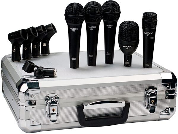 Audix BP5F Band Pack Fusion Drum Microphone Package, Main