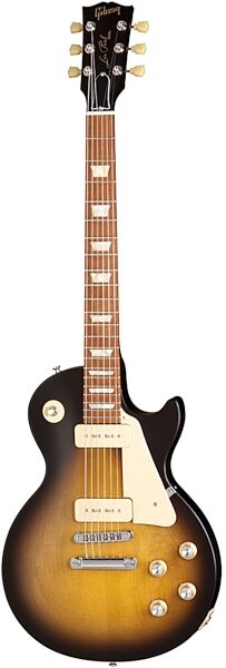 Gibson 1960s Les Paul Studio Tribute Dark Back Electric Guitar with Gig Bag, Satin Vintage Sunburst