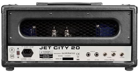 Jet City JCA20HV Vintage Guitar Amplifier Head, Rear