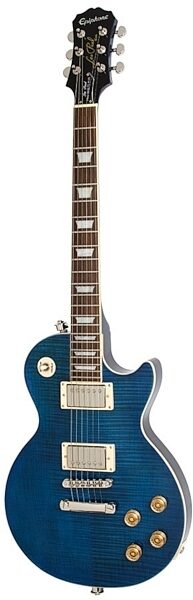 Epiphone Les Paul Tribute Plus Electric Guitar with Case, Midnight Sapphire