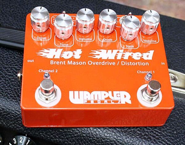 Wampler Brent Mason Hot Wired Overdrive and Distortion Pedal, In Use