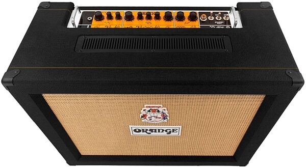 Orange Rockerverb MkIII Guitar Combo Amplifier (50 Watts, 2x12"), Black Front