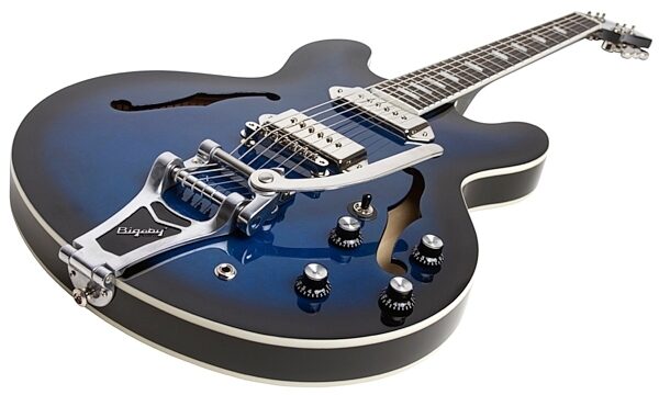 Epiphone Limited Edition Gary Clark Jr Blak and Blu Casino Electric Guitar with Bigsby Tremolo, Bottom