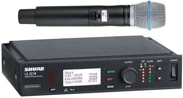 Shure ULXD24/B87C Digital Wireless Beta 87C Handheld Microphone System, Main