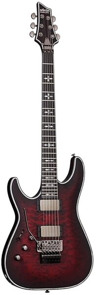 Schecter Hellraiser Extreme C1 FR Left-Handed Electric Guitar, with Ebony Fingerboard, Crimson Redburst