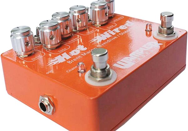 Wampler Brent Mason Hot Wired Overdrive and Distortion Pedal, Angle