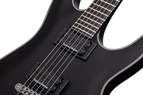 Schecter BlackJack SLS C-1 Passive Electric Guitar, Satin Black Pickups