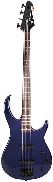 Peavey Millennium Bass 4 Quilt Top BXP Electric Bass, Metallic Blue