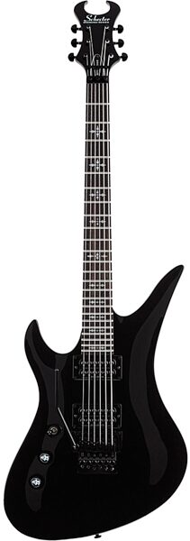 Schecter Synyster Deluxe Left-Handed Electric Guitar, Black