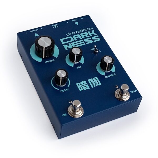 Dreadbox Darkness Stereo Reverb Pedal, New, view