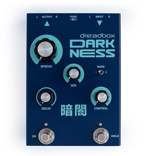 Dreadbox Darkness Stereo Reverb Pedal, New, main