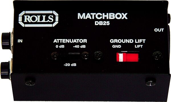Rolls DB25 Matchbox Direct Box, Main