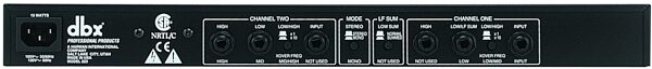 dbx 223 Stereo 2-Way, Mono 3-Way Crossover, Rear