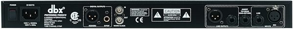 DBX 376 Tube Channel Processor, Rear
