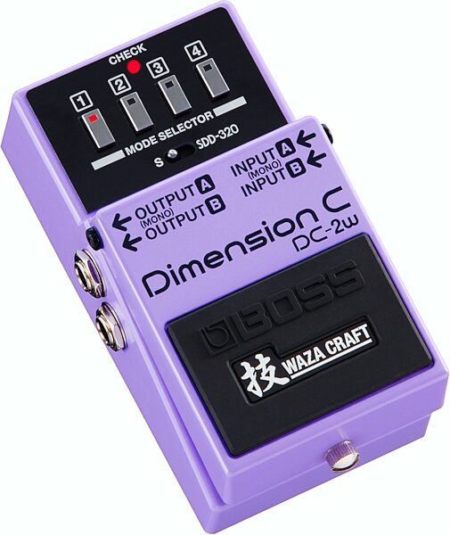 Boss DC-2w Waza Craft Dimension C Chorus Pedal, New, Action Position Back